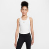 Nike One Dri-FIT Girls' Tank White View 1 Thumbnail Image