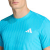 adidas FreeLift Tee (M) Signal Cyan View 3 Thumbnail Image