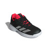 adidas Courtflash Kids' White/Silver Metallic View 5 Thumbnail Image