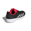 adidas Courtflash Kids' White/Silver Metallic View 6 Thumbnail Image