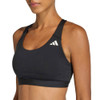 adidas Optime Essentials Medium Support Bra (W) Black View 4 Thumbnail Image