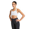 (Unpurchaseable) adidas Optime Essentials Medium Support Bra (W) White View 1 Thumbnail Image
