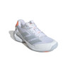 adidas Ubersonic 5 - Women's White/Halo Blue/Orange View 6 Thumbnail Image