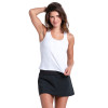 Lucky In Scoop Neck Rib Tank W/ Bra - Women's White View 1 Thumbnail Image