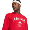 adidas Heritage Tennis Crewneck Sweatshirt - Men's Power Red View 3 Thumbnail Image