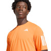 adidas Club 3 Stripes Tee - Men's Pure Orange View 3 Thumbnail Image