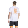 adidas Clay Graphic Tee - Men's White View 2 Thumbnail Image