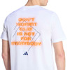 adidas Clay Graphic Tee - Men's White View 5 Thumbnail Image