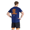adidas Clay Graphic Tee - Men's Dark Blue View 2 Thumbnail Image