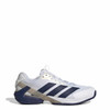 adidas Ubersonic 5 Clay - Men's White/Dark Blue View 2 Thumbnail Image