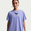 (Unpurchaseable) Nike Dri-FIT Slam Short Sleeve Tee OZ (W) Light Thistle View 3 Thumbnail Image
