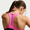 (Unpurchaseable) Nike Pro Dri-FIT Speed Tank - Women's Black/Laser Fuchsia/Orange View 4 Thumbnail Image