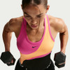 (Unpurchaseable) Nike Pro Dri-FIT Speed Tank - Women's Black/Laser Fuchsia/Orange View 5 Thumbnail Image