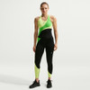 (Unpurchaseable) Nike Pro Dri-FIT Speed Tank - Women's Black/Lt Lemon Twist/Green View 1 Thumbnail Image