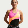 (Unpurchaseable) Nike Pro Dri-FIT Speed Tank (W) Black/Laser Fuchsia/Orange View 3 Thumbnail Image