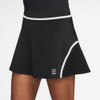Nike Court Advantage Skirt NVLT - Women's Black View 3 Thumbnail Image
