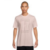 Nike Court Heritage Graphic Tee - Men's Silt Red View 1 Thumbnail Image