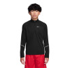 Nike Dri-FIT Miler 1/2 Zip Kids' Top Black View 1 Thumbnail Image