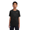 Nike Dri-FIT Miler Kids' Short Sleeve Top Black View 1 Thumbnail Image