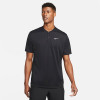 Nike Court Dri-FIT Blade Solid Polo - Men's Black View 1 Thumbnail Image
