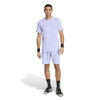 adidas Club 3 Stripes Tee - Men's Violet Tone View 3 Thumbnail Image