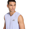 adidas Sleevless Tee - Men's Violet Tone View 4 Thumbnail Image