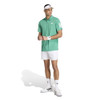 adidas Club 3 Stripes Polo - Men's Semi Court Green View 3 Thumbnail Image