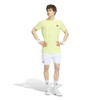 (Unpurchaseable) adidas Tennis FreeLift Tee - Men's Semi Frozen Yellow View 3 Thumbnail Image