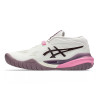 ASICS GEL Resolution X Wide - Women's Soft Oat/Dark Aubergine View 2 Thumbnail Image