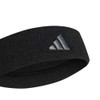 adidas Tennis Headband Black/Iron Metallic View 3 Thumbnail Image