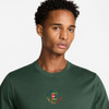 Nike Court Heritage Tee - Men's Fir View 3 Thumbnail Image