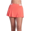 Lucky In Love Heritage Stripe Pleat Skirt - Women's Flame View 1 Thumbnail Image
