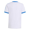 adidas Boys' Classics Tee White/Blue View 3 Thumbnail Image