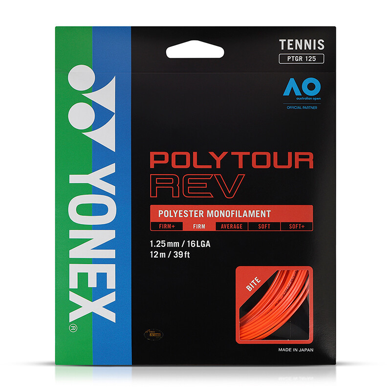 Yonex Polytour REV 125 (Orange)