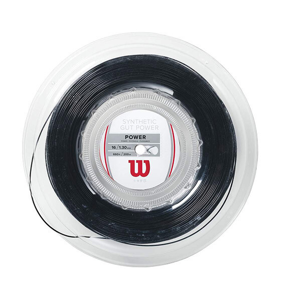 Wilson Synthetic Gut Power 17g Reel 660' (Black)