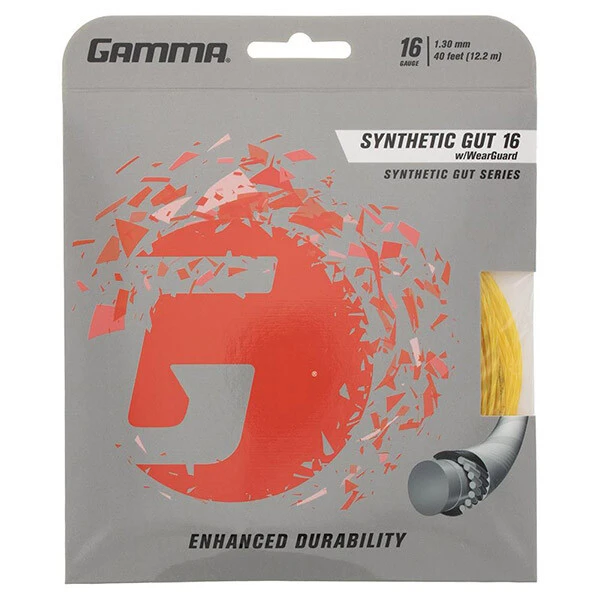 GAMMA Synthetic Gut w/WearGuard 16g (Gold)