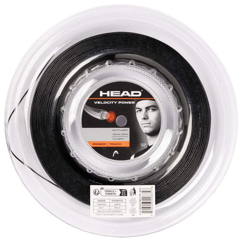 HEAD Velocity MLT Power Reel 660' (Black)