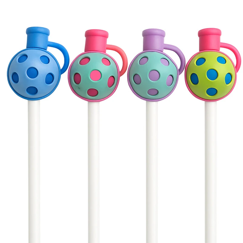 Born To Rally Pickleball Straw Covers (4x) | USTA National Campus Pro Shop