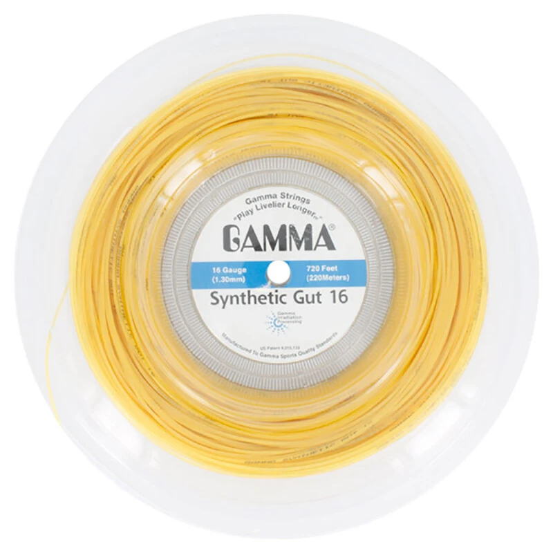 GAMMA Synthetic Gut Reel 720' (Gold)