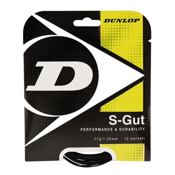 Dunlop S-Gut w/Dyna-Tec 17g (Black)