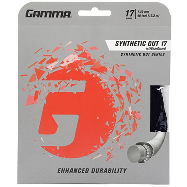 GAMMA Synthetic Gut w/WearGuard 17g (Black)
