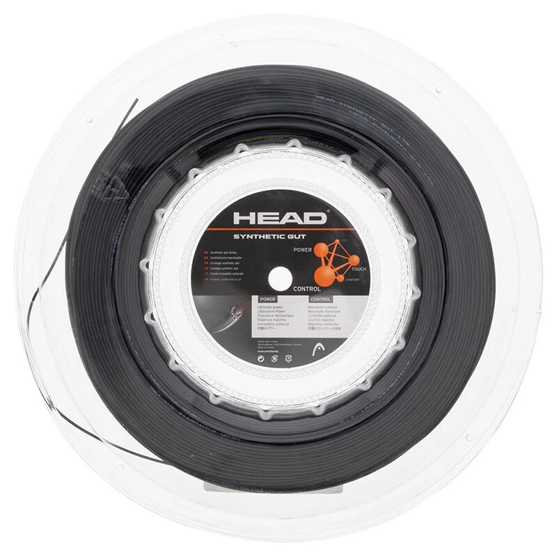 HEAD Synthetic Gut Reel 660' (Black)