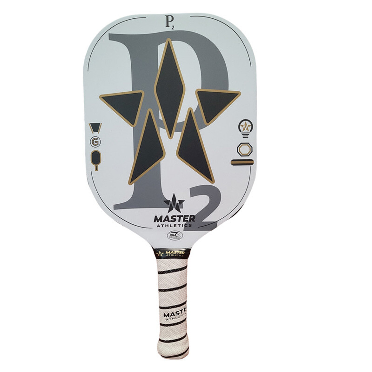ピックルボール パドル Master Athletics P2XL 銀色 Master Athletics P2 Pickleball Paddle