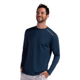 BloqUV Jet Long Sleeve Tee - Men's Blue View 1