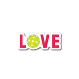 Pickleball Love Magnet Pink View 1