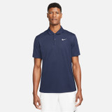 Nike Court Dri-FIT Solid Polo - Men's Navy View 1