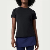 FILA Essentials Mesh Back Short Sleeve Top - Women's Black View 1