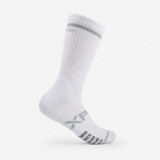 Thor-Lo Experia Ultra Light Padding Crew Socks White/Grey View 1