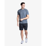 BloqUV Short Sleeve Crew - Men's Dark Grey View 1