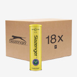 Slazenger Wimbledon Tennis Balls (Case 18x) Yellow View 1